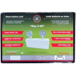 Unité d'éclairage 6 volts 36 watts avec 2 Led