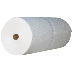 Oil-only absorbent roll for oil-based spills, 30 inches X 150 feet.