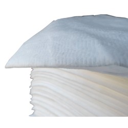 Tampons pour déversement d'huiles et hydrocarbures, 15 po X 18 po, 100 tampons/paquet.