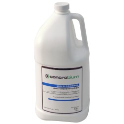 Encapsulant fongistatique Concrobium aux sels minéraux pour le contrôle et la prévention des moisissures. 1 gal US/bouteille.