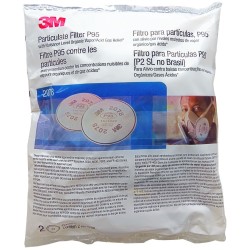 Filtre P95 pour masque de protection respiratoire série 6000, 7500 & Ultimate FX de 3M. Homologué NIOSH  2 unités.