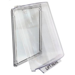 Couvercle Universal Stopper sans alarme locale, mais avec instructions en anglais pour station manuelle encastrée