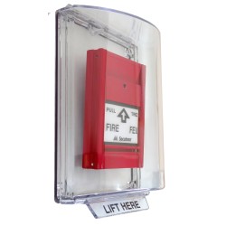 Couvercle Universal Stopper sans alarme locale, mais avec instructions en anglais pour station manuelle encastrée