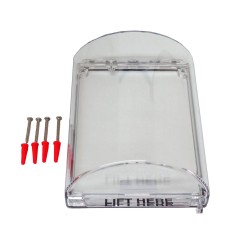 Couvercle Universal Stopper sans alarme locale, mais avec instructions en anglais pour station manuelle encastrée