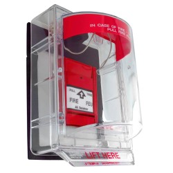 Couvercle Weather Stopper sans alarme locale, mais avec instructions en anglais pour station manuelle en surface