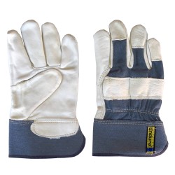 Gant de travail Endura en cuir lisse de vache et coton légèrement doublé. Protection ASTM/ANSI niveau 3. Vendu à la paire.
