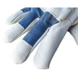 Gant de travail Endura en cuir lisse de vache et coton légèrement doublé. Protection ASTM/ANSI niveau 3. Vendu à la paire.