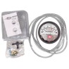 Magnehelic S2000 pressure gauge with scale from 0 to 0.25 inches of water (0 to 60 Pa), to indicate differential pressure