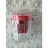 Stopper II® clear polycarbonate cover without horn, but with French labelling for surface mounted manual pull stations