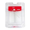 Stopper II® clear polycarbonate cover with a warning horn & English labelling for surface mounted manual pull stations