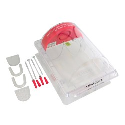 Couvercle Stopper II avec alarme locale et instructions en français pour station manuelle d'alarme incendie en surface