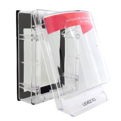 Couvercle Weather Stopper sans alarme locale, mais avec instructions en français pour station manuelle en surface