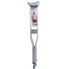 Airgo ProCare IC aluminium crutches for adults. Adjustable from 112 to 132 cm (44” to 52”).