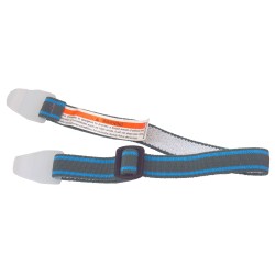 Accessory MSA 2-point elastic polyester chin strap compatible with most models of MSA hard hats. Sold individually