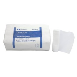 Rouleaux de bandage de gaze non-stériles, 4 po x 12 pi, 12/bte.