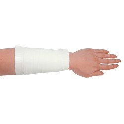 Sterile compress bandage, 6 x 6 in, sold individually.