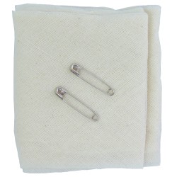 Cotton triangular bandage, 40 x 56 in, sold individually.