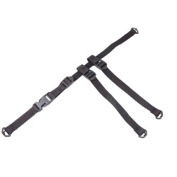 Mentonnière accessoire à 4 points en nylon élastique pour casques de sécurité A119R de North. Vendu à l'unité