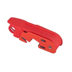 Master Lock Grip Tight 493B circuit breaker lockout, for most single and double breakers