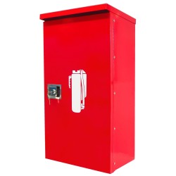 Cabinet de surface en acier pour extincteurs 10 lbs, pour l’extérieur.