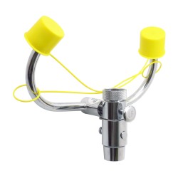 Faucet eyewash station for laboratories, certified ANSI Z358.1-2009.