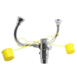 Faucet eyewash station for laboratories, certified ANSI Z358.1-2009.