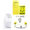 Faucet eyewash station for laboratories, certified ANSI Z358.1-2009.