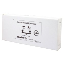 Faucet eyewash station for laboratories, certified ANSI Z358.1-2009.