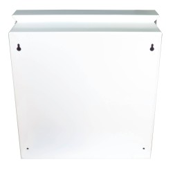 Boìte pour plan d'urgence 13 3/8 po L X 13 3/8 po H X 4 1/4 po P. Boîtier en acier sécuritaire et résistant aux intempéries. 