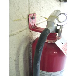 Wall hanger brackets for Amerex brand 10 lb dry chemical portable fire extinguishers