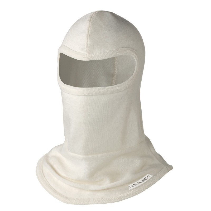 Nomex hood, flame retardant, ivory