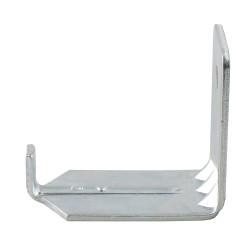 Wall hanger brackets for 20 lb dry chemical or CO2 portable fire extinguishers