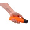 UK4AA-AS2 certified anti-explosion front switch flashlight with xenon bulb. Orange casing.