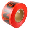 Red barricade tape, DANGER, 3 in X 1000 ft.