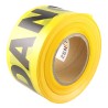 Yellow barricade tape, DANGER, 3 in X 1000 ft.