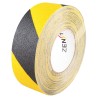 Warning yellow and black non-slip self adhesive tape, 2 inches X 60 ft.