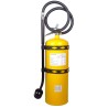 Amerex portable fire extinguisher with sodium chloride, 30 lbs, type D (sodium, potassium or magnesium fires), with wall hook