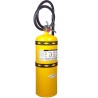 Amerex portable fire extinguisher with sodium chloride, 30 lbs, type D (sodium, potassium or magnesium fires), with wall hook