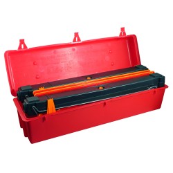 Ensemble de 3 réflecteurs amovibles. Comprend un étui de rangement. Couleur orange.