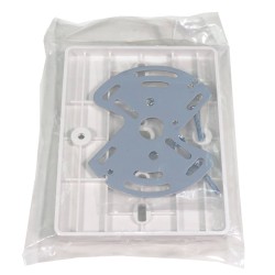 Green Running Man LED emergency exit sign, steel casing, no battery