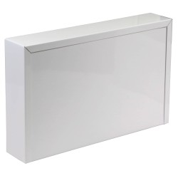 Green Running Man LED emergency exit sign, steel casing, no battery