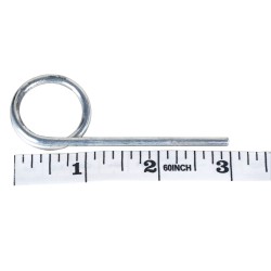 Single-point pull pin for portable fire extinguishers, fits most models of portable fire extinguishers. 