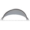 Acrylic half dome convex mirror, for 180-degree view in a T-intersection.