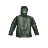 Manteau imperméable Viking Journeyman en polyester recouvert de PVC vert pour conditions extrêmes (S à 3XL)