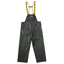 Green PVC-lined Viking Journeyman® waterproof PVC-lined polyester rain pants for extreme conditions (S to 3XL)