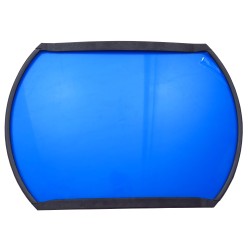 Miroir convexe rectangulaire sur bras ajustable, en acrylique, à champ de vue de 160 degrés.