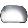 Miroir convexe rectangulaire sur bras ajustable, en acrylique, à champ de vue de 160 degrés.