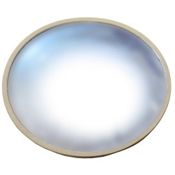 Miroir convexe circulaire sur bras ajustable, en acrylique, à champ de vue de 100 degrés.