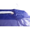 Economical blue PVC apron, 35 inches X 45 inches, 5 mils thick. Sold by dozen.