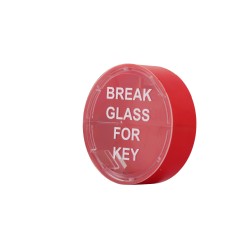 Emergency key box for fire cabinet